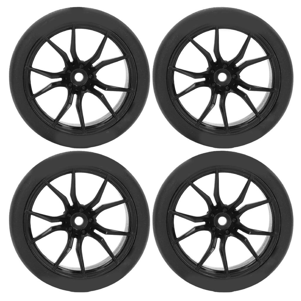 4PCS RC Car Tires Strong Cushioning Universal Fit for TAMIYA TT01 TT02 XV01 XV02 HSP 94123 94122 1 10 Remote Control