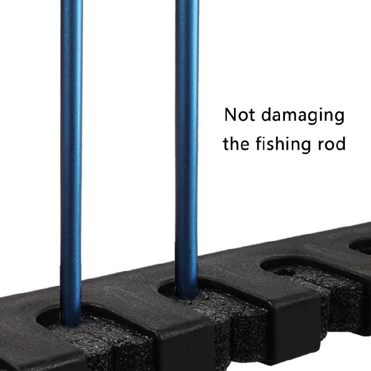 Fishing Rod Holder Fishing Rod Stand No Drill Wall Mount Fishing Rod Display Rack, Fishing Rod Organizers Rack for Wall