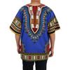 Unisex African Prints Dress Cotton Dashiki Shirt Ethnic Caftan