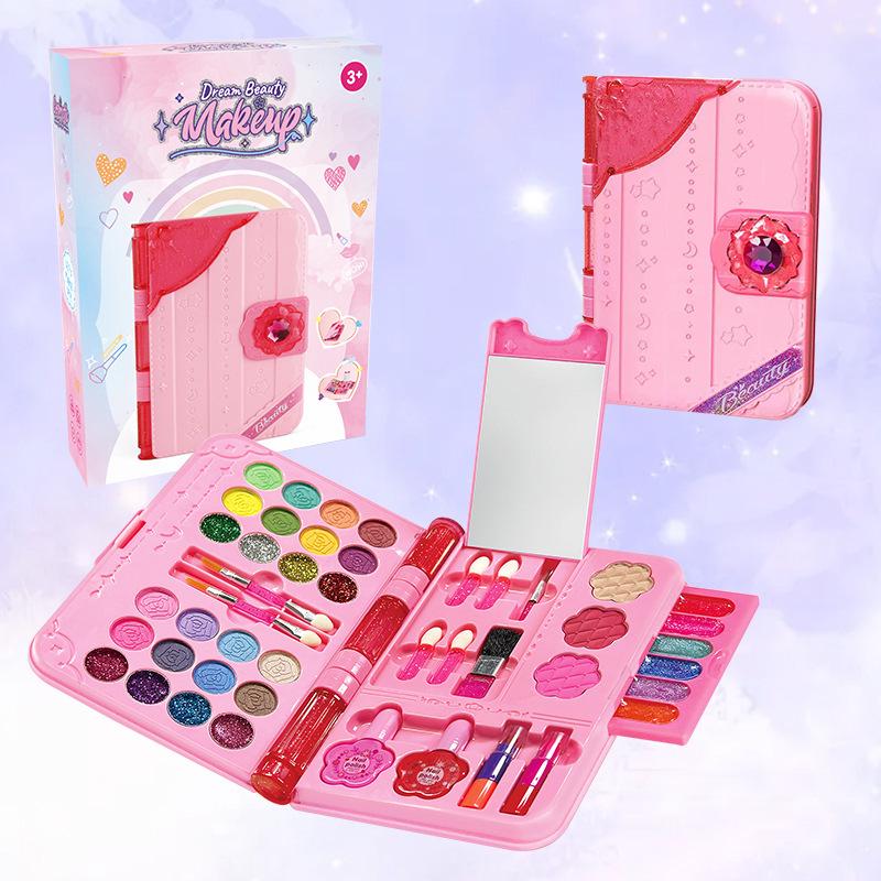 Princess Makeup Box: Girls' Role Play Cosmetic Toy Set & Suitcase - Perfect Birthday Gift