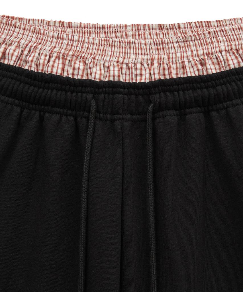 MIDNIGHT MOVE Rd Check Broek (Zwart)