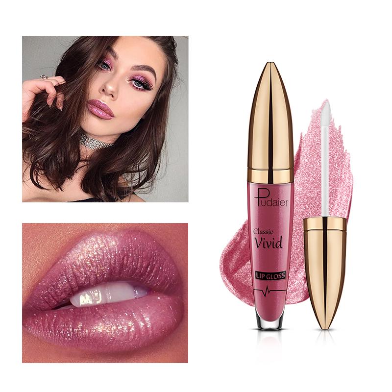 18 Matte To Shiny Glitter Liquid Lipstick Shiny Lip Gloss Diamond Waterproof Long Lasting Pearl Lipgloss Women Lip Makeup