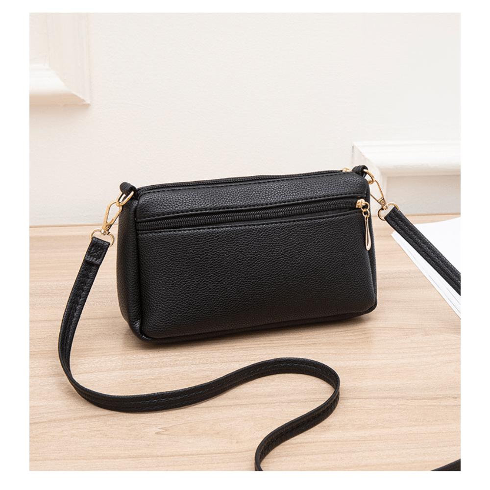 New Fashion Messenger Bag Women's Simple and Versatile Small Square Bag Mother Bag Multi-compartment Shoulder Bag