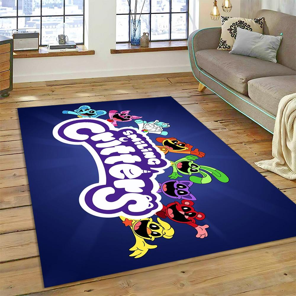 27 Style New Cute S-Smiling C-Critters Catnap Craftycorn Cartoon Carpet Rug for Living Room Bedroom Home Sofa,Non-slip Floor Mat