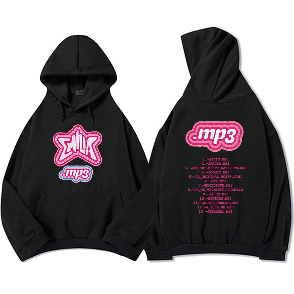 Men Clothes Mp3 Emilia Mernes Hoodies Graphic Printing Sweat