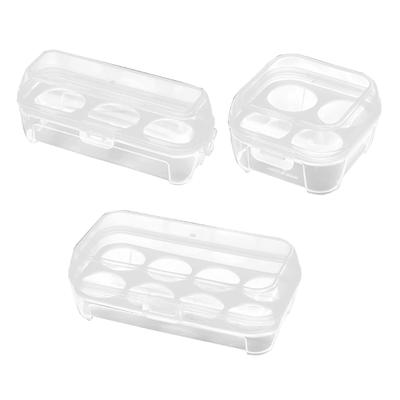 Plateaux à œufs ABS pour réfrigérateur, porte-œufs avec couvercle, porte-œufs pour réfrigérateur, boîte de rangement pour œufs