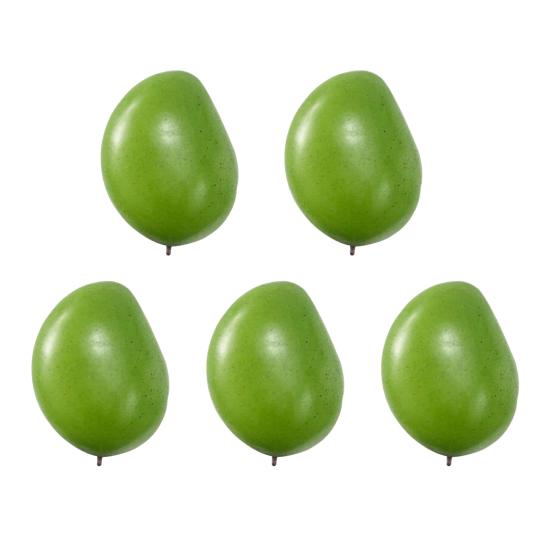 1/2/3/4/5Pcs Simulation Mango Stress Relief Toy Color Changing Strawberry Squeeze Toy Slow Rising Stretchy Decompression Fruit Shape Sensory Fidget