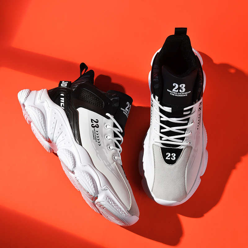 Fashion Large Dimensions High Cut Walk Boots Golf Seasonal Sneakers Men Luxury Men's Shoes Casual Sport Racing Model Low Prices