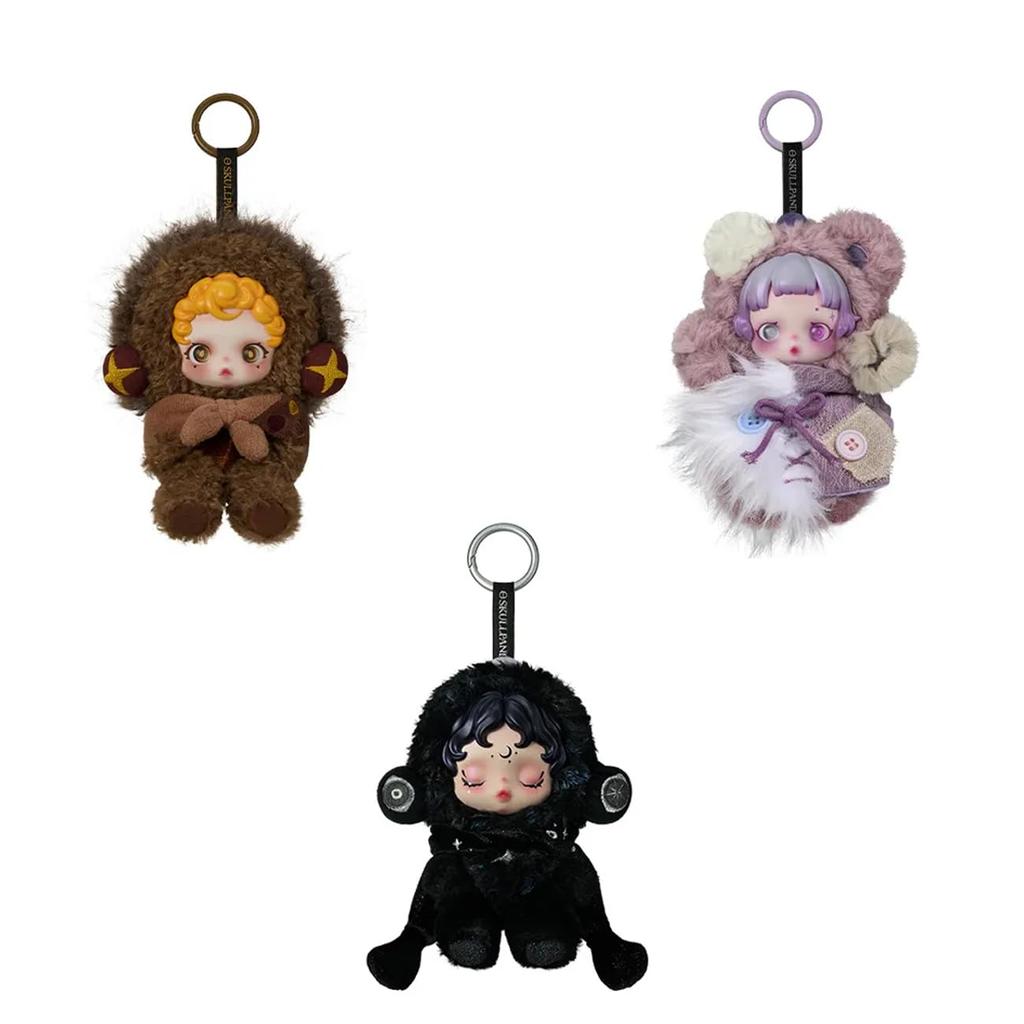 POP MART SKULLPANDA You Found Me! Series Plush Pendant, 1 Piece, Blind Box, Random Plush, Pop Mart, Skull Panda Figure, Gift, Oshikatsu