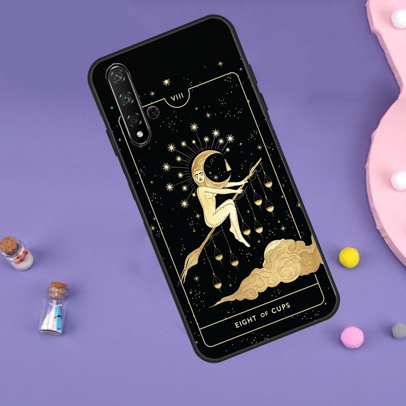 

Лунное полнолуние Таро Мистический тотем Для Huawei Nova 11i 12i 8i 7i 3i 9 10 SE Y60 Y61 Y70 Y72 Y73 Y90 Y91 P20 P30 P40 Lite Чехол Huawei Nova 5T