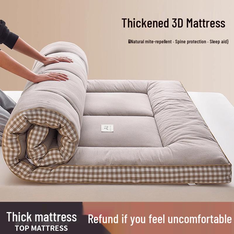 3D Soft Cushion Tatami Mattress Pad for Home, Dorm, or Rentals