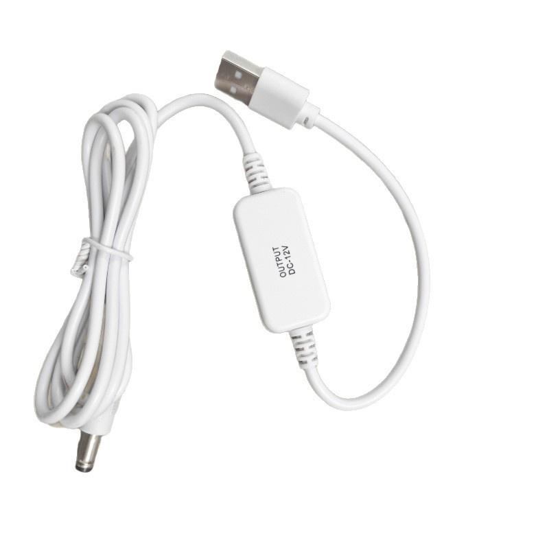 Wifi To Powerbank Cable Connector 5V To 12V Usb Converter Cord For Wifi Router Fan Speaker