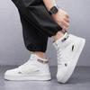 Men White Running Shoes Skateboard Street Style Sneakers Students High Basketball Shoes Large Size