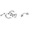 Multifunctional Lip RingTitanium Steel Cartilage Nose Nail Earring Piercing Jewelry