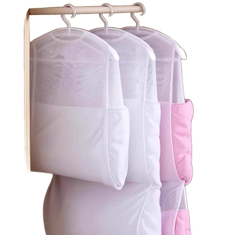 Thickened Mesh Pillow & Clothes Drying Rack for Balcony