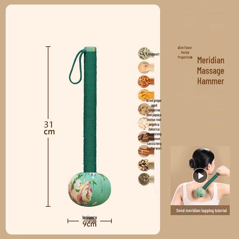 Mugwort Meridian Tapping and Massage Stick for Traditional Chinese Therapy