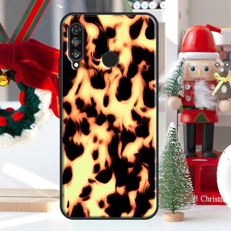 Vintage Tortoise Shell For Huawei Nova 7i 8i 11i 12i 12s Y73 Y70 Y90 Y60 Y72 Y61 Y91 9 10 SE P30 Pro P40 Lite Case