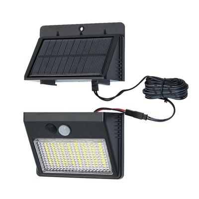 1 pz separabile LED luci solari 30 led PIR sensore di movimento 3 modalità lampada da parete impermeabile bianca 6000 K per strada esterna giardino di casa