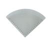 Retro Triangle Fan-Shaped PU Leather Bookmark and Book Corner Bag