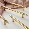 Beautiful Brass Cabinet Handle Light Luxury Long Handle New Drawer Pulls  Shoe Cabinet