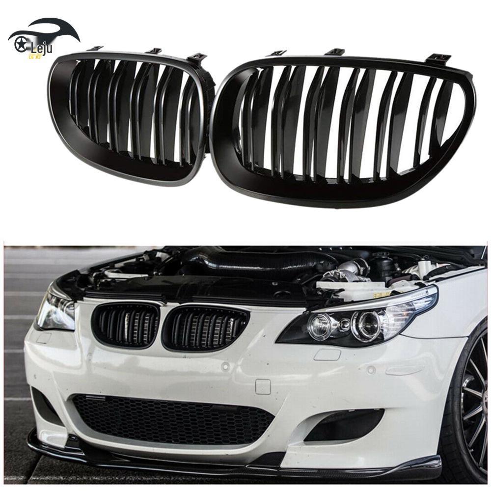 

4-09 BMW 5 серии E60/E61 Передняя решетка бампера Двойная планка Модификация передней части