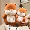 Non-Toxic Fluffy Woodchuck Plush Toys Cute Animal Stuffed Wild Animal Marmot Dolls Children Birthday Gift