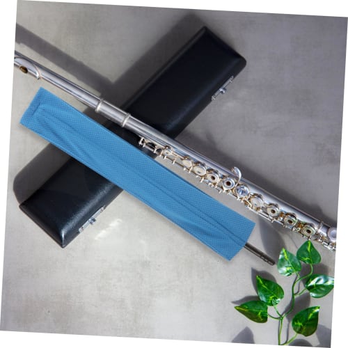 TEMPNAP Flute Cleaning Cloth with Rod, Instrument Maintenance Cleaning Cloth, Durable Material Protects Delicate Surfaces, Compatible with a Variety o
