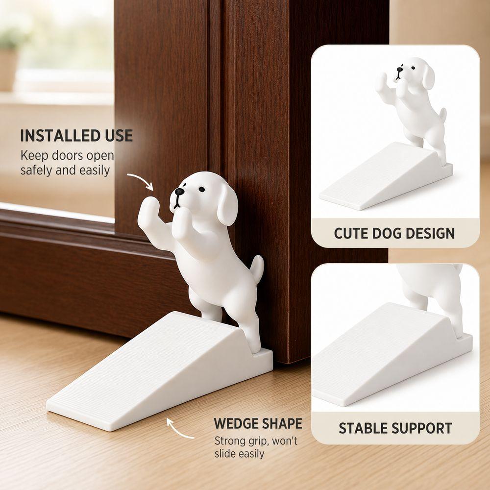 3D Printing Puppy Door Top Anti-Collision Door Stop Wedge New Dog Door Stopper  Home Decor