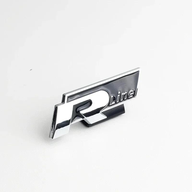 VW 2026 Hot Car Front Grille Emblem for Volkswagen Rline Polo Passat B5 B7 Golf 3 4 5 Jetta Touareg Beetle Tail Trunk Fender Bad FMPQT1