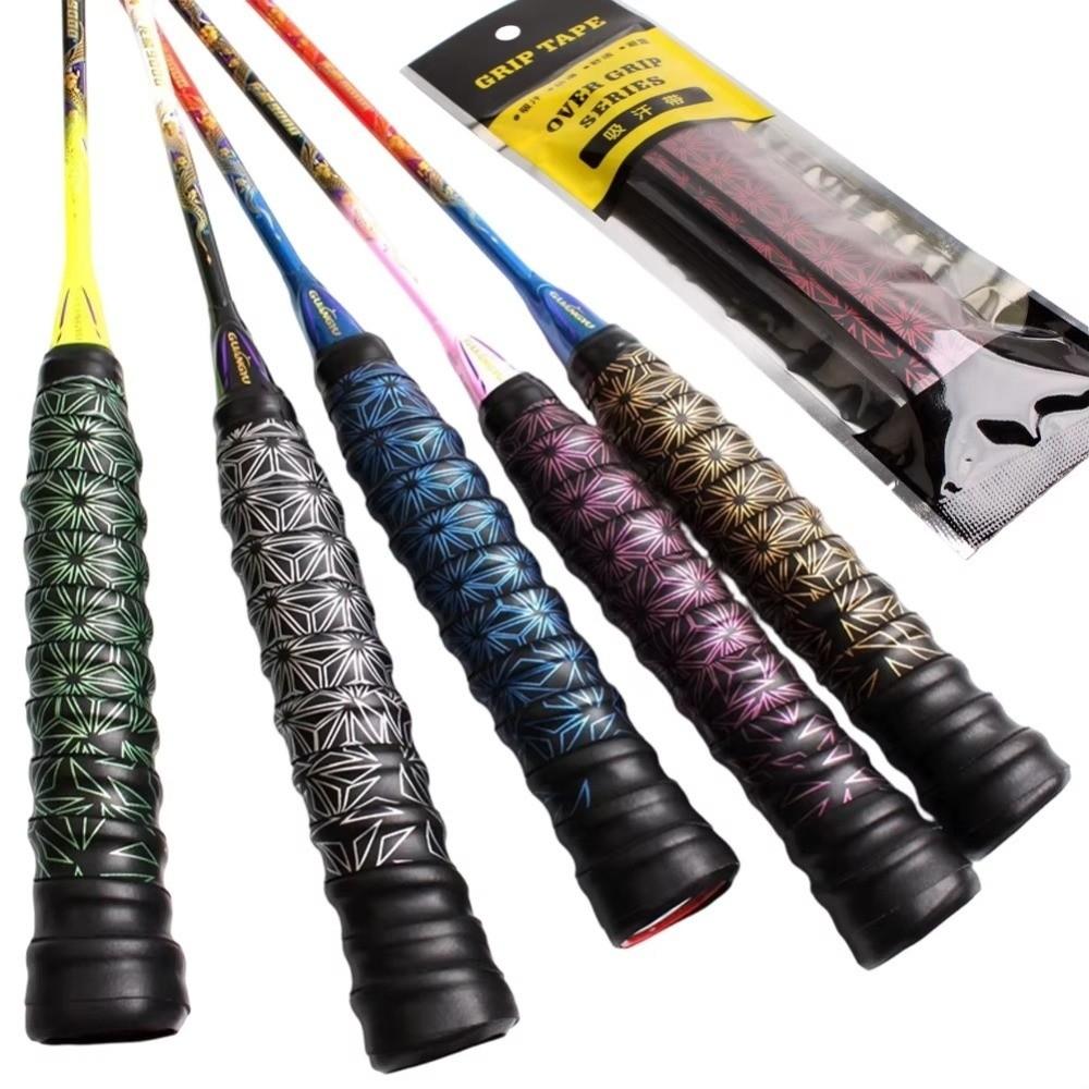 Anti-slip Badminton Handle Wrap Tape Sweat-Absorbent Tennis Racket Grip Tape Outdoor Sports