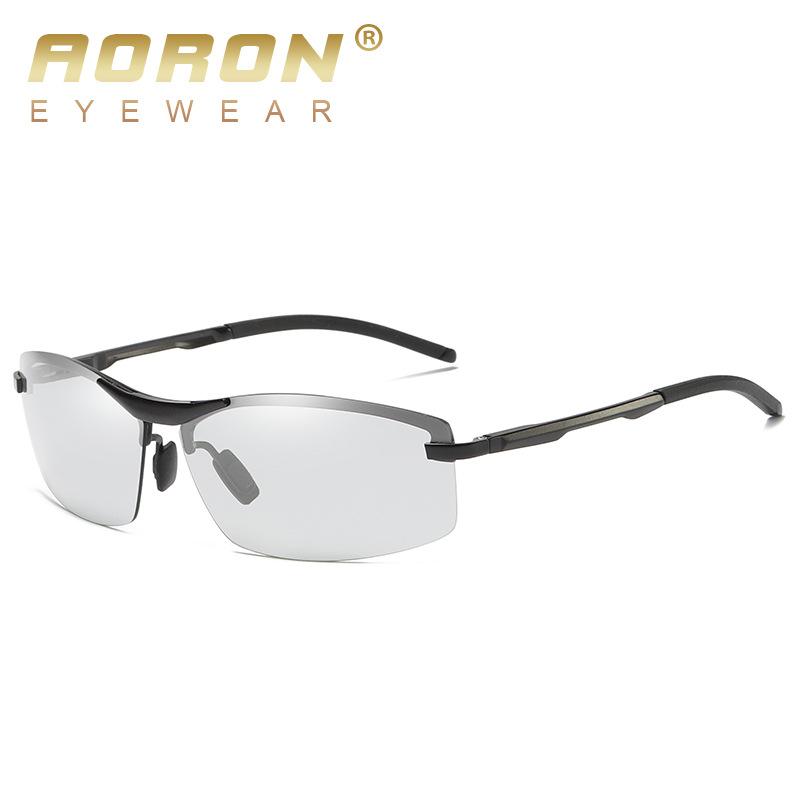Photochromic Polarized Sunglasses Men Sunglasses Anti Glare UV400 Glasses Outdoors Fishing Driving Goggles