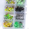 100pcs Multicolor Fishing Hooks Fishhooks for Soft