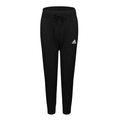 CCS ISC Calça de Renda Cor Sólida Confortável Casual Tricotada Esportiva Calça Feminina Preta DW8926
