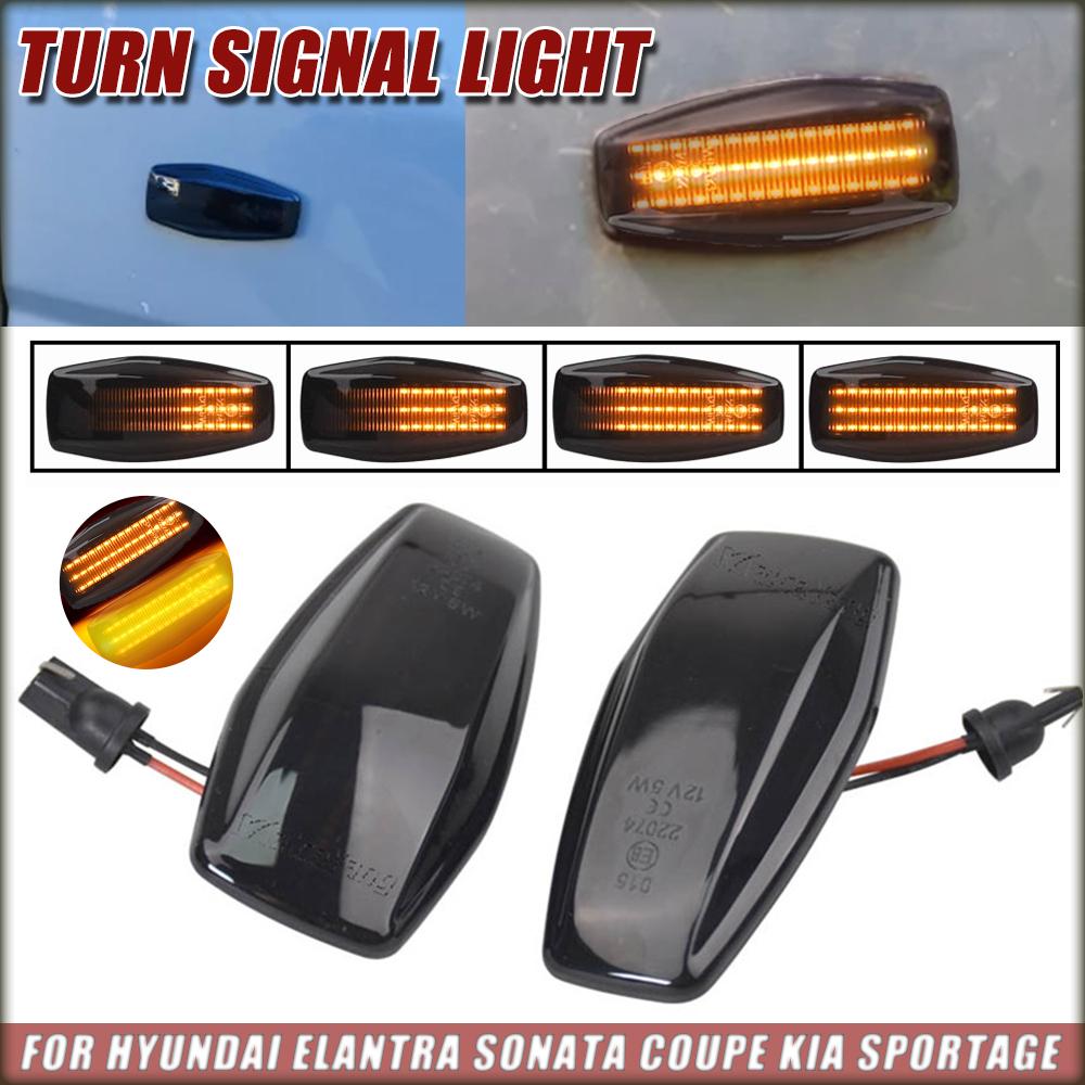 LED Dynamic Side Marker Light Blinker Indicator Lamp for Hyundai Elantra XD I10 Getz Sonata XG Tucson Terracan