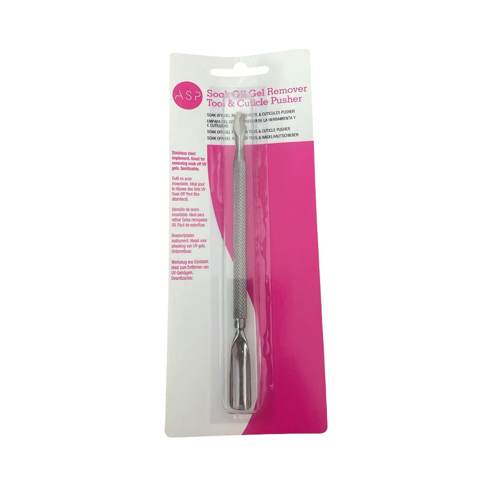 ASP - Kit for Removing Soak-off Gel & Cuticle Pusher -