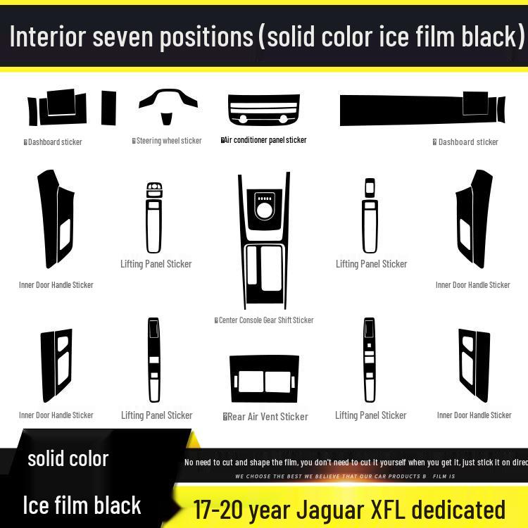 Jaguar XFL (2017-2020) Película Protetora Interior de Fibra de Carbono