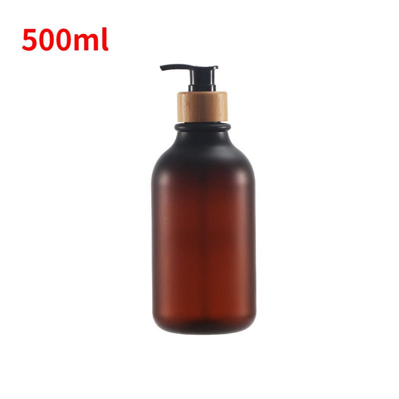 Dish Soap Bottle with Wood Pump Liquid Soap Dispenser Hand Soap Lotion Container Refillable Jars for Kitchen Bathroom 500/300ML