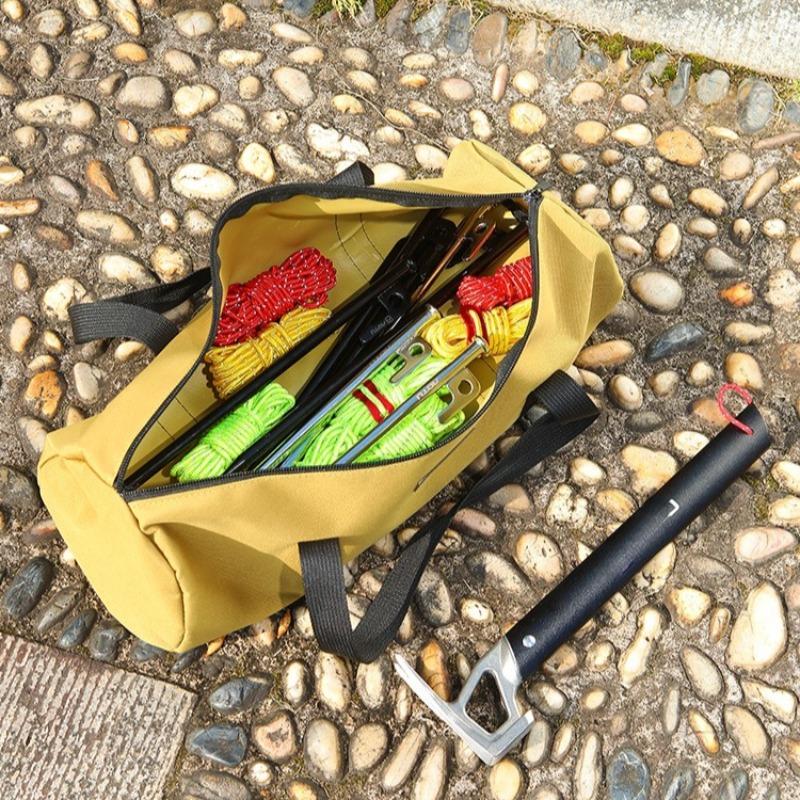 Outdoor ground nail bag camping tool kit, ground nail storage bag, miscellaneous bag set camping storage bag organizing bag