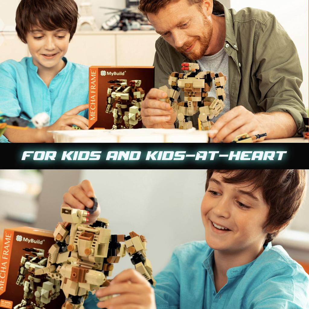 MyBuild 6012 Titan Mecha Frame Robot Building Blocks Set, Sci-Fi Series, Ages 12 and Up