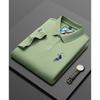 STORN Luxe Borduur Heren Poloshirt Zomer Dun Ademend 100% Katoen Zwart Marineblauw Kraag Korte Mouwen Tops Merk Kleding