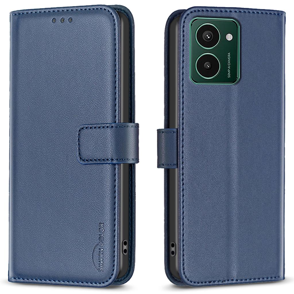 BINFEN COLOR BF17 For HMD Pulse Pro Case PU Leather Wallet Flip Phone Cover