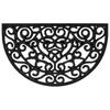 Vidaxl Doormat, Semi-circular, 45X75 Cm, Rubber