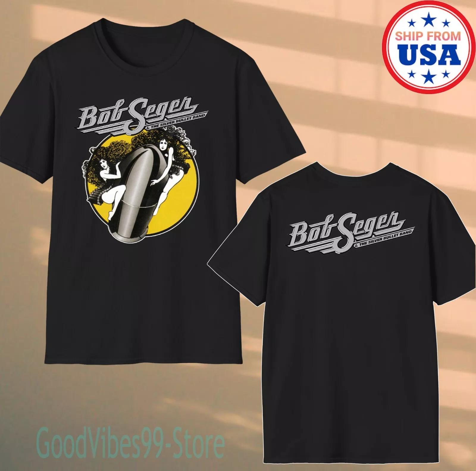BOB SEGER and The Silver Bullett Men s Black Size S-5XL 3XL