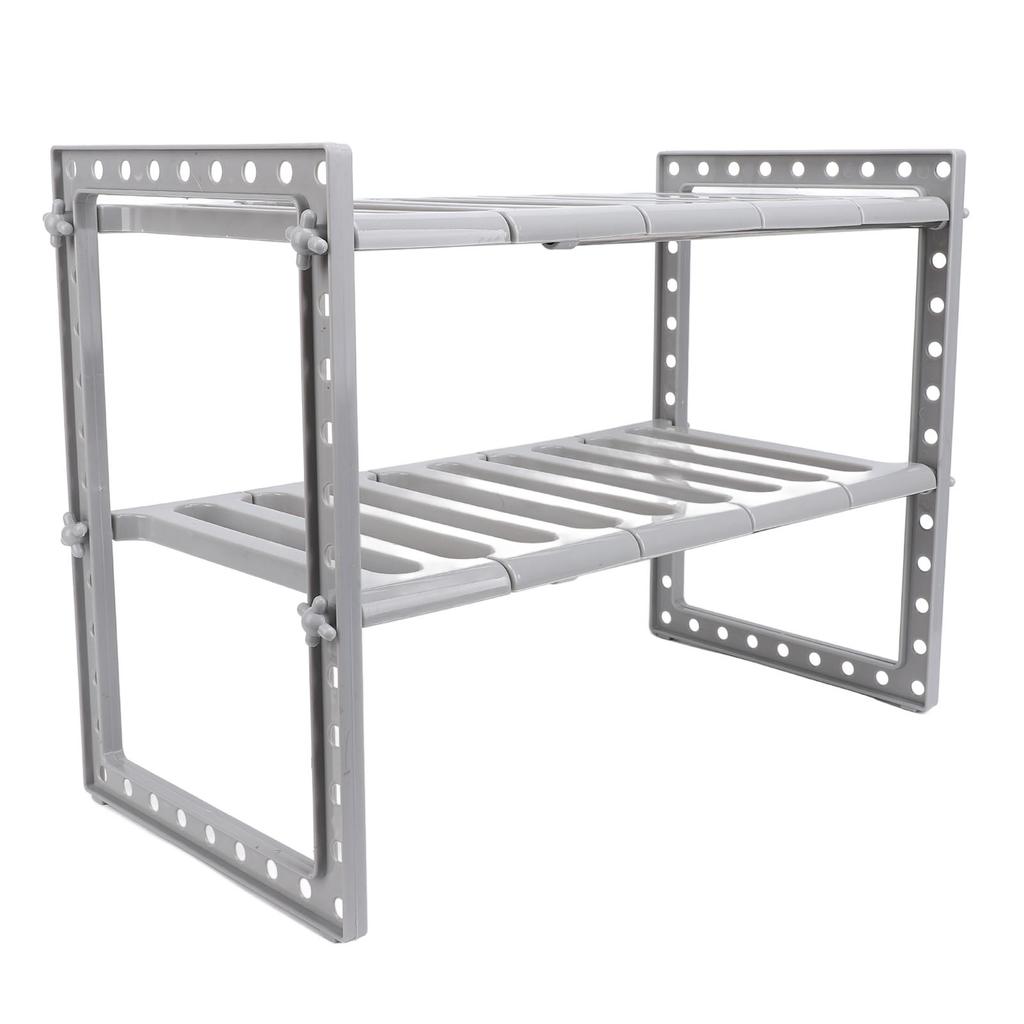 Under Sink   2 Tiers Multifunctional Stretchable Large Capacity Under Counter Storage