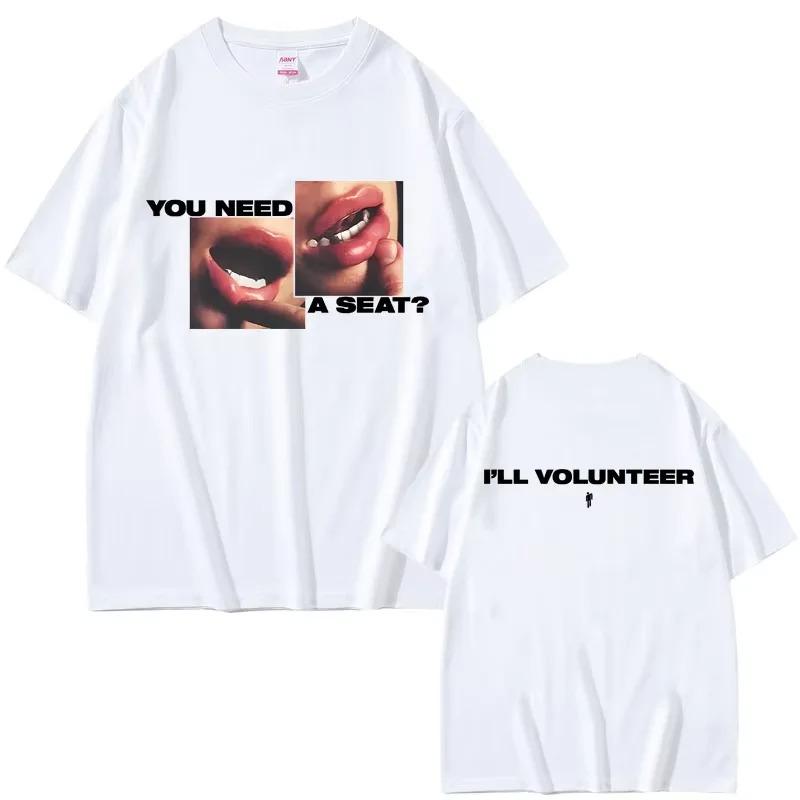 2026 Hit Me Hard and Soft Do You Know To How Bend Same Style Print T-shirts Men Women Fashion Pop Music T Shirts Oversized T-shirt