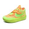 752 Unisex Basketball Shoes: Mid-Top Velcro Mesh for Spring, Autumn, Winter - Colorful Training Sneakers.