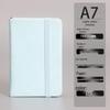 A7 Mini Pocket Notebook with Thick Leather Cover - Retro and Simple Design