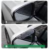 Rainproof Rearview Mirror Shield & Reflective Rain Eyebrow for Cars