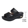 New Fashion Womens Summer Open Toe Platform Sandals Thick Sole Casual Outdoor Fish Mouth Flip Flops