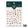 Lovely Strawberry Rabbit Cartoon 5D Embossed Reliefs Self Adhesive Nail Art Decorations Stickers 3D Manicure Decals